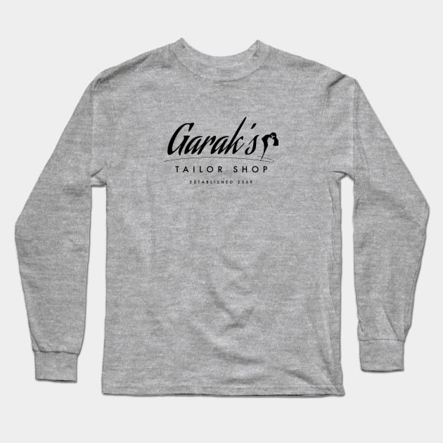 Garak's Tailor Shop Long Sleeve T-Shirt by alanduda